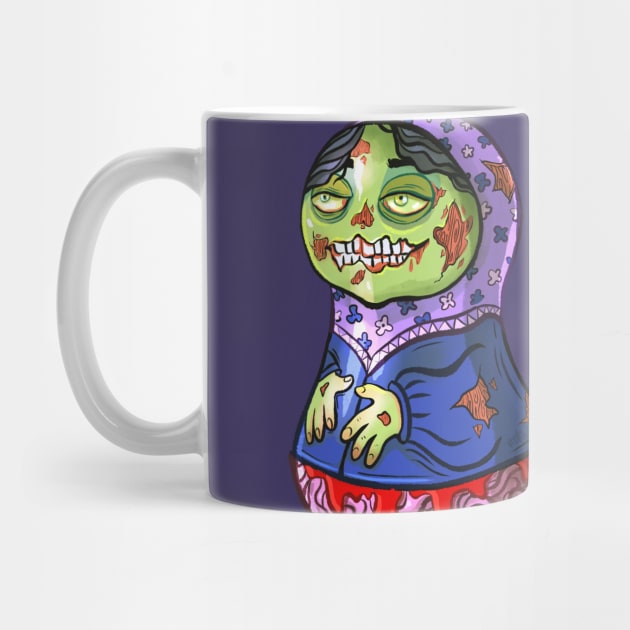 Zombie Russian Doll by Hoda Hefzy 